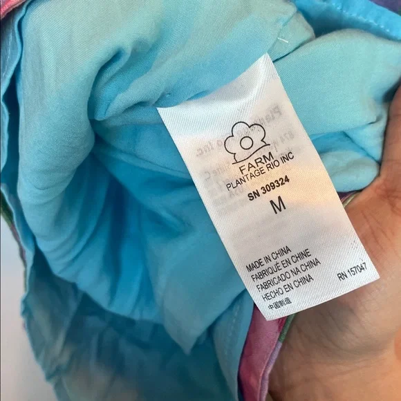 Farm Rio Beach Vibe Mini Dress M - Picture 9 of 9